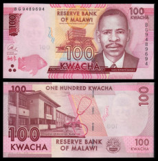 = MALAWI - 100 KWACHA - 2017 - UNC = foto