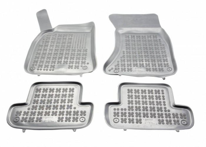 Covorase Presuri Auto Cauciuc Dedicate Gri Audi A5 I Cabrio, Coupe 2007 - 2016