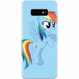 Husa silicon pentru Samsung Galaxy S10 Lite, Rainbow Dash