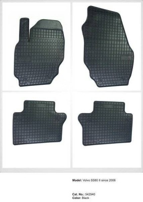 Covorase Presuri interior cauciuc Premium dedicate Volvo S80 2006-2016 foto