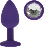 Dop Anal Silicone Buttplug, Small, Mov/Clear, Guilty Toys