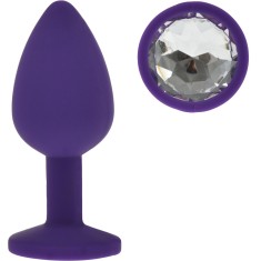 Dop Anal Silicone Buttplug, Small, Mov/Clear, Guilty Toys