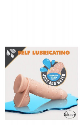 Dildo Realistic Auto-Lubrifiant Dr. Skin, Natural, 17.5 cm foto