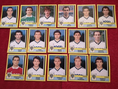 Lot fotbal - 16 cartonase jucatori anii`80 AC CESENA (Italia) foto