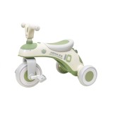 Tricicleta din plastic, cu pedale pentru copii, cu muzica si lumina, verde Z-TOOLS / ZTS9281