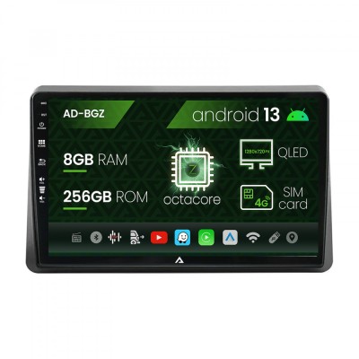 Navigatie Opel Movano Renault Master (2020-2024), Android 13, Z-Octacore 8GB RAM + 256GB ROM, 9 Inch - AD-BGZ9008+AD-BGRKIT377 foto