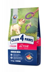 Club 4 Paws Hrana uscata caini activi de talie mica, 5kg
