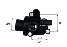 MAHLE TI 12 87 termostat,lichid racire