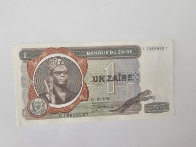 Zair 1 Zaire 1976 Noua foto