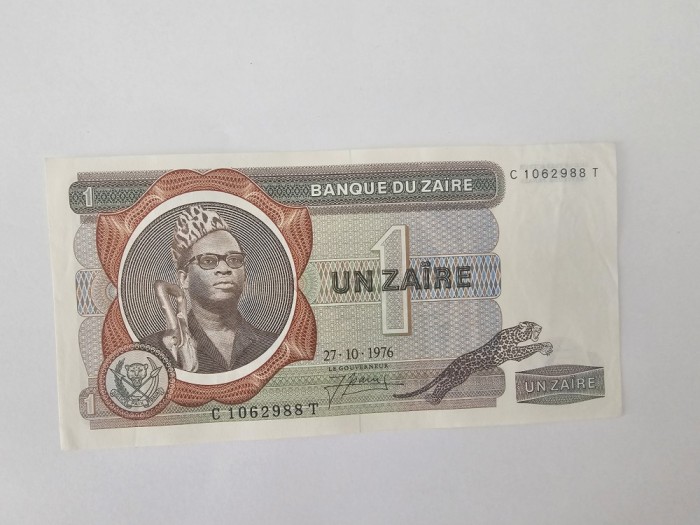 Zair 1 Zaire 1976 Noua