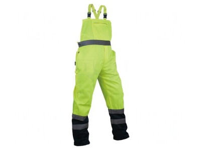 Pantaloni de lucru galben-bleumarin XL foto