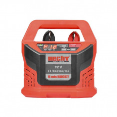 Incarcator inteligent pentru acumulatori auto HECHT 2013, pentru baterii Pb, plumb-acid, iesire 12V, 2-15 A, 4-300 Ah