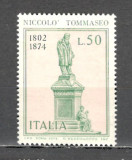 Italia.1974 100 ani moarte N.Tommaseo-scriitor SI.852, Nestampilat