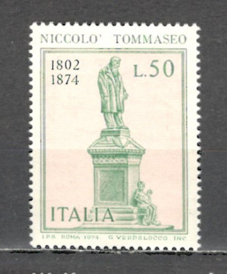 Italia.1974 100 ani moarte N.Tommaseo-scriitor SI.852 foto