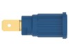 Soclu Banană 4mm Albastru Aurit 32A 1kV