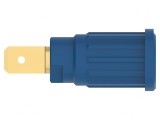 Soclu Banană 4mm Albastru Aurit 32A 1kV