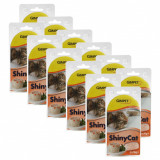 Cumpara ieftin GimCat ShinyCat pui + papaya 24 x 70 g, GIMBORN