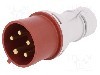 Conector alimentare AC, IEC 60309, IP44, 32A, 400V AC, 5 pini, PAWBOL - B.1032