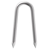 Cuisoare tip U 25x2,5 mm pentru prindere sarma/plasa, pachet 5 kg