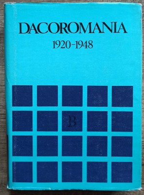 Dacoromania, bibliografie 1920-1948 foto