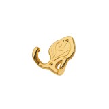 Cumpara ieftin Cuier A405, 2 agatatori, auriu