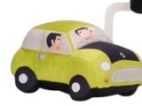 Masina plus Mr Bean Mini Cooper Verde 26cm