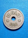 Moneda Romania 10 bani 1906 fără litera j