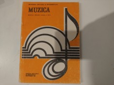 Muzica. Manual pentru clasa VII-a. C-tin Popescu ?i Mu?at Popovici. 1988 foto