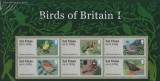 Marea Britanie 2010 - Păsări, serie timbre autocolant neuzate