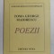 POEZII - CARTEA CELOR CINCI OBSESII de TOMA GEORGE MAIORESCU , 1997, EDITIE BILINGVA ROMANA - FRANCEZA , TIPARITA FATA - VERSO *