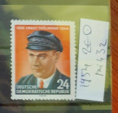 TS21 - Timbre serie DDR - 1954 Mi 432