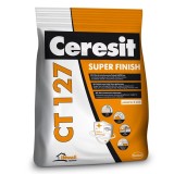 Glet Pe Baza De Ciment Alb Pentru Finisaje Fine La Interior Ceresit Ct 127 / 5Kg