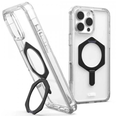 Husa MagSafe pentru Apple iPhone 16 Pro Max, Urban Armor Gear, Plyo XTE, Neagra Transparenta foto