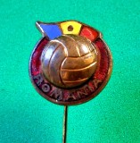 Insigna (model vechi) fotbal - FEDERATIA de FOTBAL din ROMANIA (FRF)