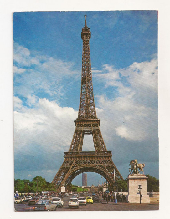 FA17-Carte Postala- FRANTA - Paris, La Tour Eiffel, necirculata