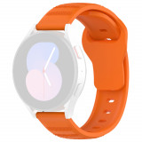 Curea pentru samsung galaxy watch 4/5/active 2, huawei watch gt 3 (42mm)/gt 3 pro (43mm), orange
