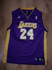 Maiou Adidas NBA LA Lakers 24 Kobe Bryant marimea S foto