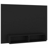 Comodă TV de perete, negru, 120x23,5x90 cm, PAL