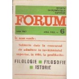 Forum, Nr. 6/1987
