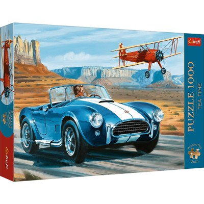 Puzzle Trefl 1000 Premium Plus Tea Time Cursa In Desert foto