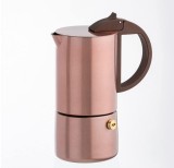Cumpara ieftin Espressor din otel inoxidabil Gnali Zani Chicca, 6 cesti, Rose Gold - RESIGILAT