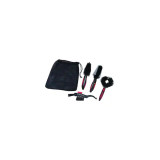 Set perii curatare bicicleta Bike Hand, plastic, 4 perii, saculet inclus, Negru, General