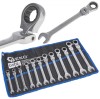 Set chei combinate cu clichet, 8-19 mm, 12 elemente, Geko G10337