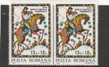 ROMANIA 1993 LP 1312 ZIUA MARCII POSTALE ROMANESTI PERECHE MNH NESTAMPILATA, Nestampilat