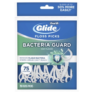 Set Ata Dentara, Crest, Oral-B, Glide, Bacteria Guard, Tip Scobitoare, Cerata cu Alunecare Usoara, F foto