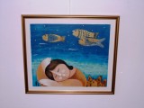 Sami Briss (n.1930) &quot;Visul&quot; litografie, tablou autentic