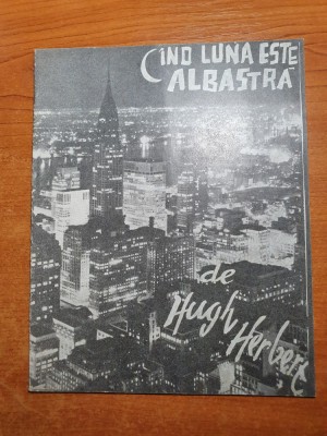 program teatrul c.i.nottara 1969-cand luna este albastra-ion dichiseanu foto
