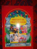 Povesti de pretutindeni ( Castelul fermedat / Cei sapte porumbei /Cele trei portocale / Regele piticilor ) / 56 pagini, ilustratii