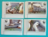 TIMBRE ROM&Acirc;NIA LP1744/2006 PĂSĂRI PROTEJATE WWF- serie simplă MNH, Nestampilat