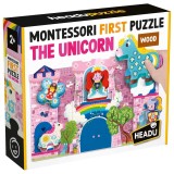 Cumpara ieftin Headu - Montessori primul meu puzzle cu unicorni